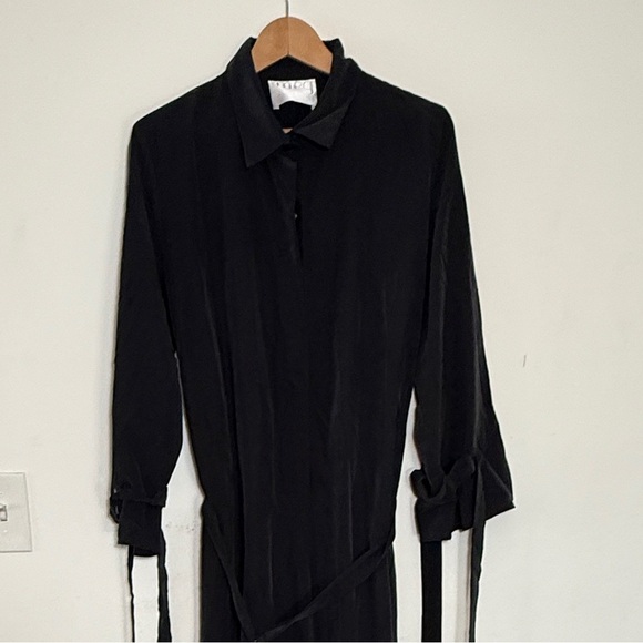 The Meg Black Bloaker Silky Belted Long Sleeve Jumpsuit - NWT - Picture 8 of 15